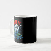 Mug Conception de célébration de filet Ll de football (Devant gauche)