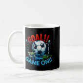 Mug Conception de célébration de filet Ll de football (Gauche)
