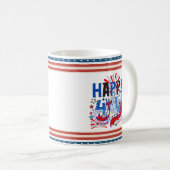 Mug Conception de célébration patriotique du 4 juillet (Devant droit)