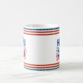 Mug Conception de célébration patriotique du 4 juillet (Centre)