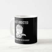 Mug Conception de Cellolokit drôle "Je ne suis pas add (Devant gauche)