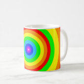 Mug Conception de cercle arc-en-ciel-40686 (Devant droit)