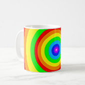 Mug Conception de cercle arc-en-ciel-40686 (Devant gauche)