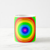 Mug Conception de cercle arc-en-ciel-40686 (Centre)