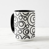 Mug Conception de cercles (Devant gauche)