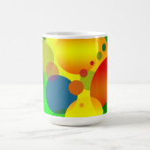 Mug Conception de cercles multicolores Abstraits (Centre)