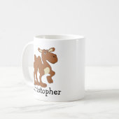 Mug Conception de chameau de Bactriane personnalisée (Devant gauche)