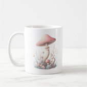 Mug Conception de champignons pastel rétro aux couleur (Gauche)