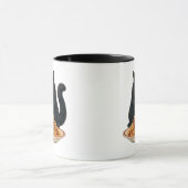 Mug Conception de chat amateur de nourriture italienne (Centre)