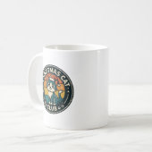 Mug Conception de chat de Noël - Club de chat de Noël  (Devant gauche)