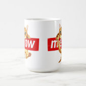 Mug Conception de chat de signe de miaulement (Centre)