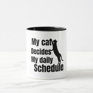 Mug Conception de chat debout mignonne