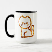 Mug Conception de chat mignon (Gauche)