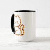 Mug Conception de chat mignon (Devant gauche)