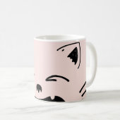 Mug Conception de chat mignon | Illustration féline ad (Devant droit)