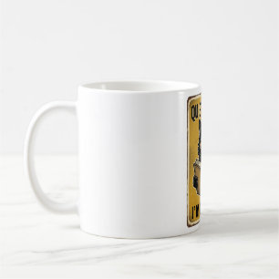 Mug Conception de chat noir de lecture silencieuse