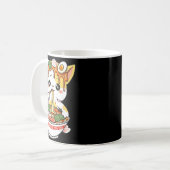 Mug Conception de chat Ramen style Kawaii drôle d'anim (Devant gauche)