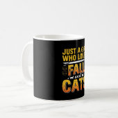 Mug Conception de chats d'automne Halloween fille_1 (Devant gauche)
