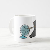 Mug conception de chats d'été devant ventilateur | con (Devant gauche)