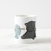 Mug conception de chats d'été devant ventilateur | con (Centre)