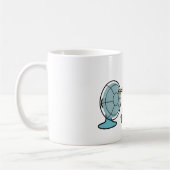 Mug conception de chats d'été devant ventilateur | con (Gauche)