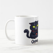 Mug Conception de chats mignons attirés par les opposé (Gauche)