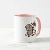 Mug Conception de chats mignons et joueurs – Art de pa (Devant droit)