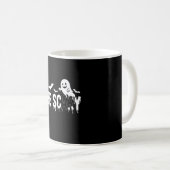 Mug Conception de chauve-souris fantôme Halloween effr (Devant droit)
