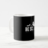 Mug Conception de chauve-souris fantôme Halloween effr (Devant gauche)