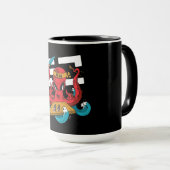 Mug Conception de chef de sushi de pieuvre drôle (Devant droit)