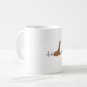 Mug Conception de chemise à gravure vintage Battement (Devant gauche)