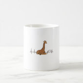 Mug Conception de chemise à gravure vintage Battement (Centre)