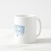 Mug Conception de chemise à lettrage à carreaux pour b (Devant droit)