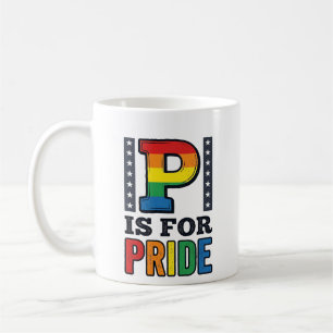Mug Conception de chemise arc-en-ciel de lettre de fie