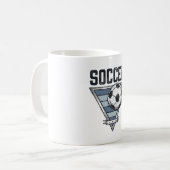 Mug Conception de chemise de badge de triangle de ball (Devant gauche)