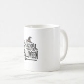 Mug Conception de chemise de chapeau de sorcière Hallo (Devant droit)