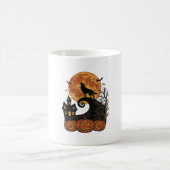 Mug Conception de chemise de citrouille de lune de lou (Centre)