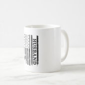 Mug Conception de chemise de drapeau patriotique de ma (Devant droit)