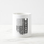 Mug Conception de chemise de drapeau patriotique de ma (Centre)