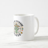 Mug Conception de chemise de fête de cactus d'infirmiè (Devant droit)
