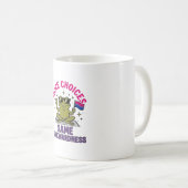 Mug Conception de chemise de fierté de grenouille Bi d (Devant droit)
