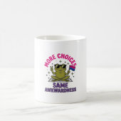 Mug Conception de chemise de fierté de grenouille Bi d (Centre)
