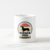 Mug Conception de chemise de grand-père de teckel de c (Centre)