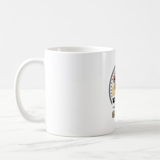 Mug Conception de chemise de grand-père de teckel de c (Gauche)