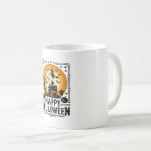Mug Conception de chemise de lune de sorcière de Hallo (Devant droit)