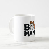 Mug Conception de chemise de maman fantôme Halloween c (Devant gauche)