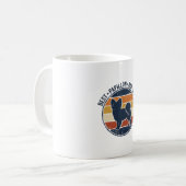 Mug Conception de chemise de papa de chien Papillon ré (Devant gauche)