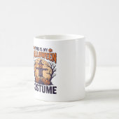 Mug Conception de chemise de sorcière de citrouille de (Devant droit)