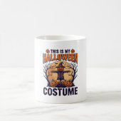 Mug Conception de chemise de sorcière de citrouille de (Centre)
