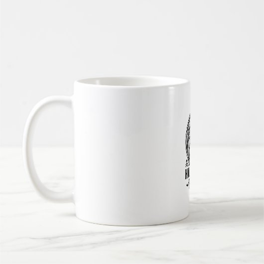 Mug Conception de chemise de sorcière de citrouille de (Gauche)